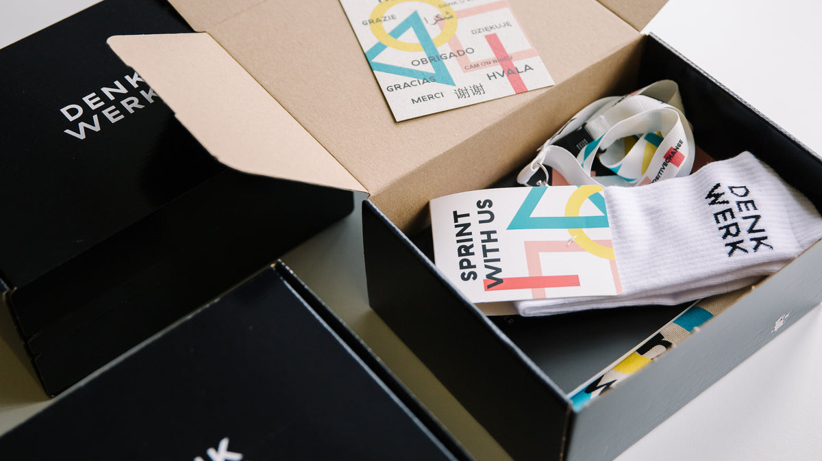 Onboardingboxen für die Digitalagentur Denkwerk