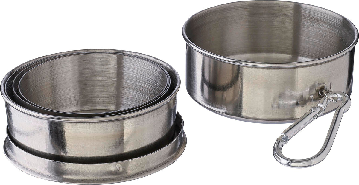 Faltbecher Annette, Edelstahl 304, 220 ml
