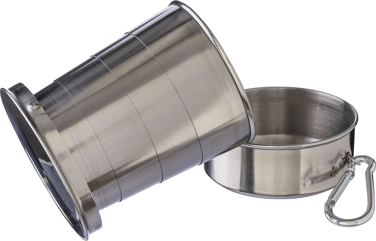 Faltbecher Annette, Edelstahl 304, 220 ml