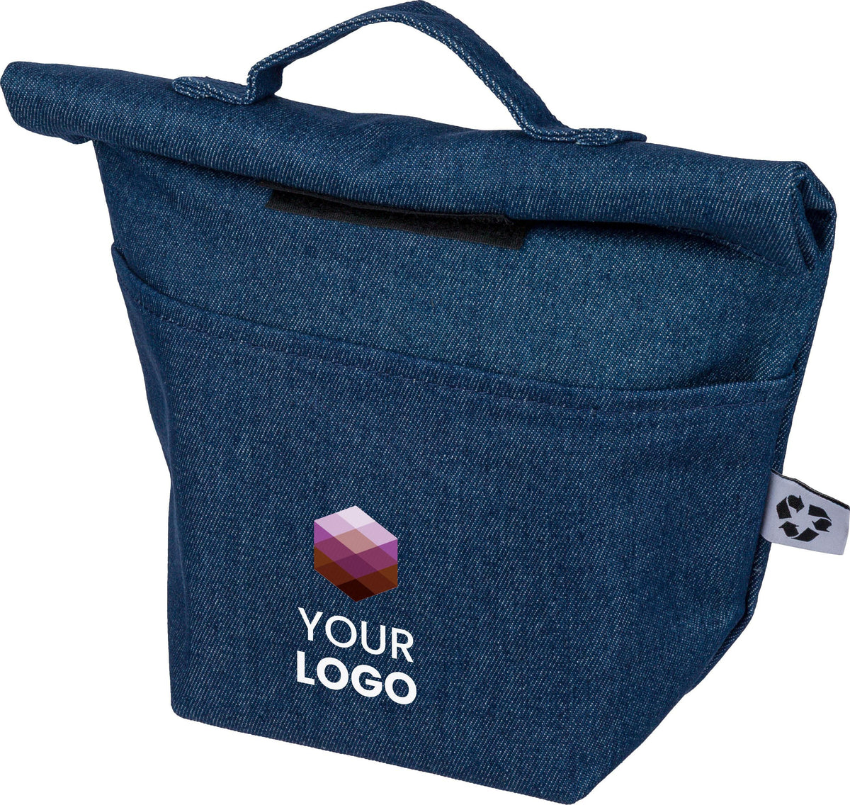 Kühltasche Mira, Denim, Rolltop, 8 l
