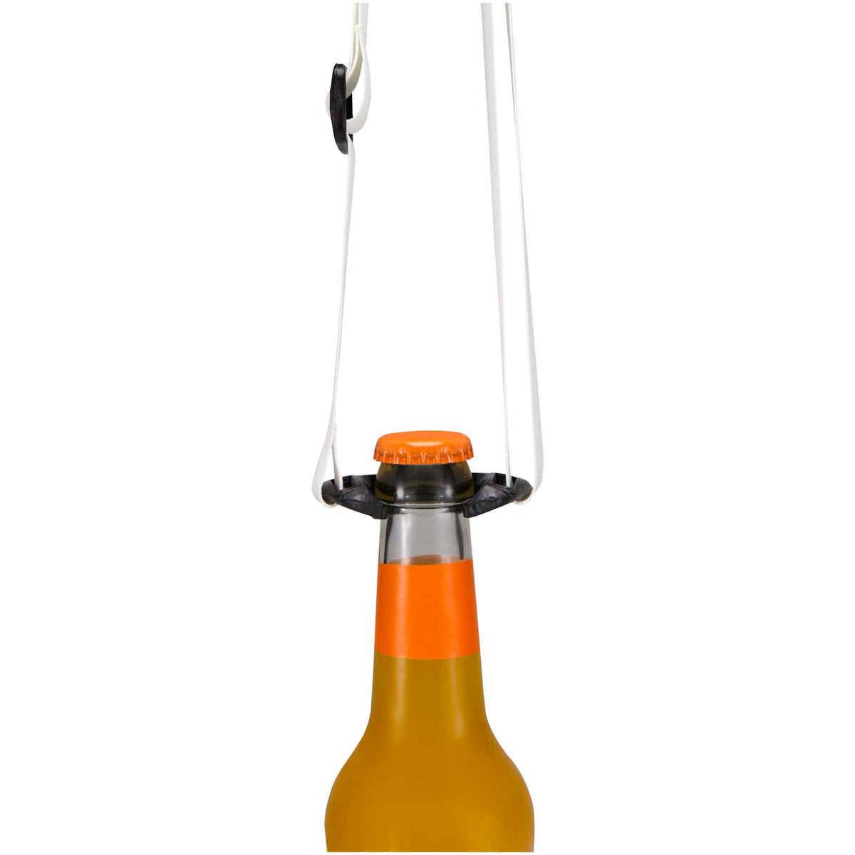 Lian Sublimation Lanyard mit Flaschenhalter – Schwarz / Weiss