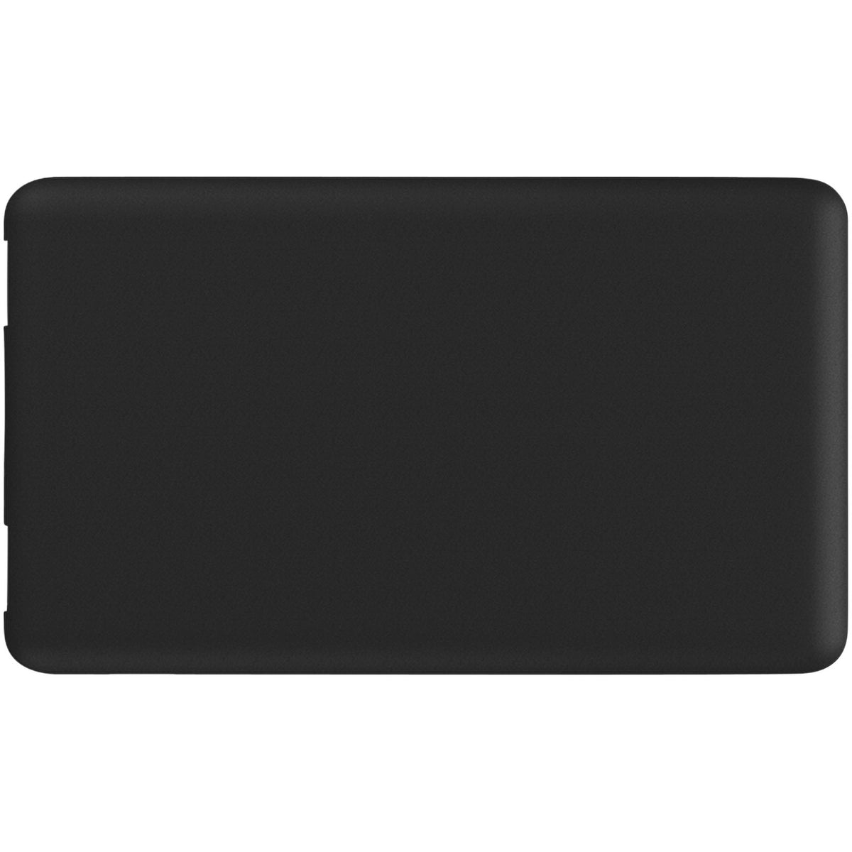 SCX.design P29 5000 mAh Solar Taschenpowerbank mit Leuchtlogo – Schwarz / Weiss