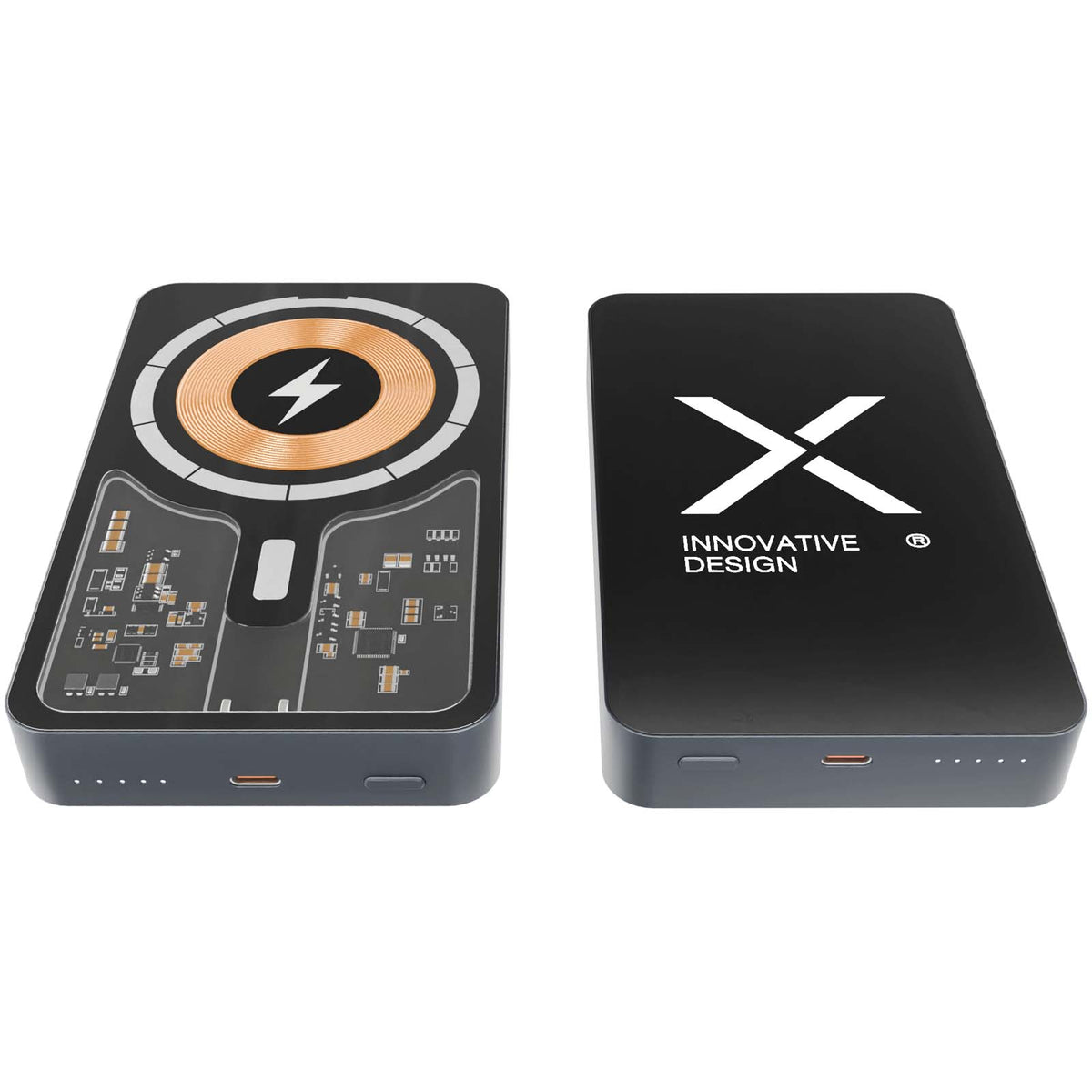 SCX.design P24 15W 10.000 mAh MagSafe Powerbank – Schwarz