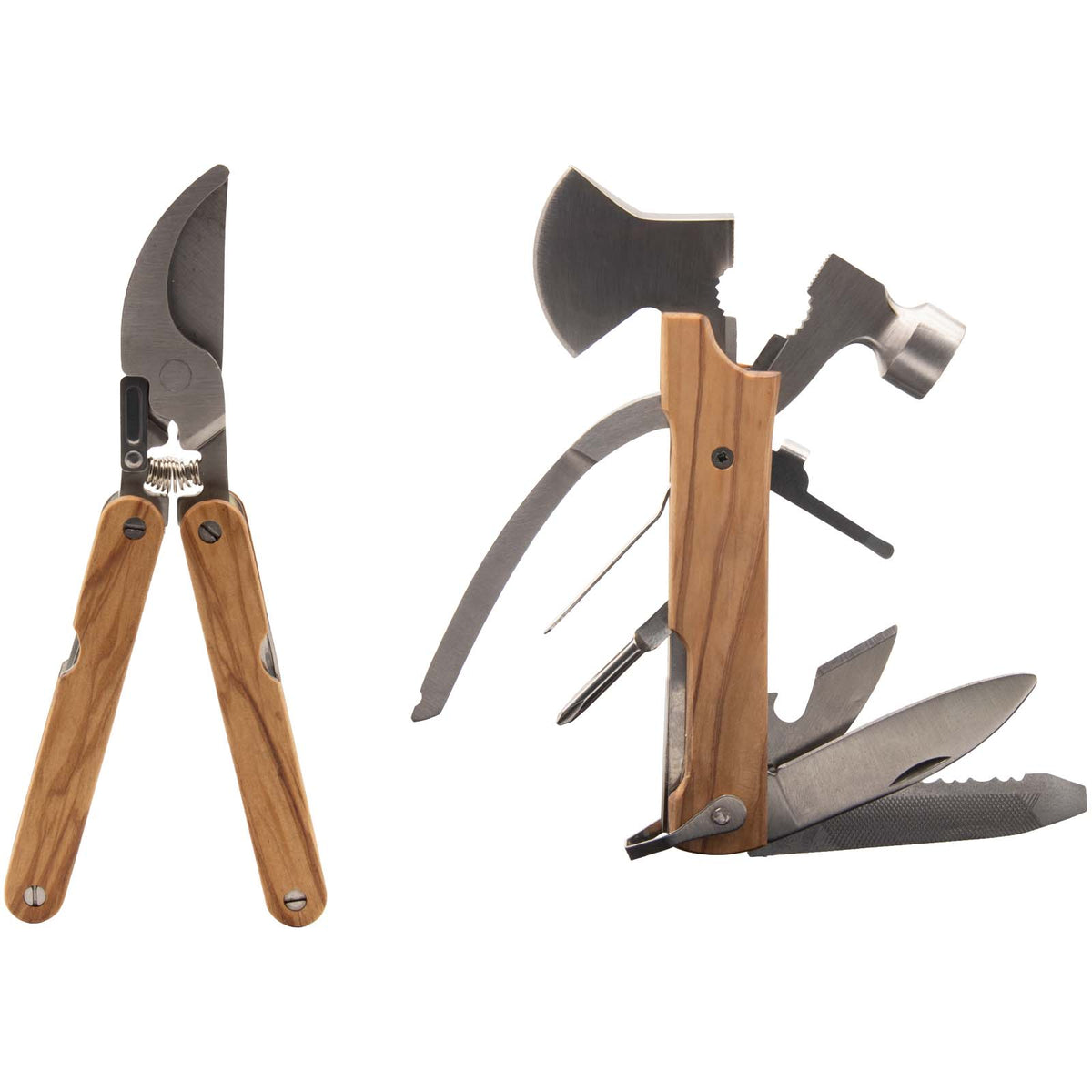 SCX.design T32 Multitool Set aus Holz – Hellbraun