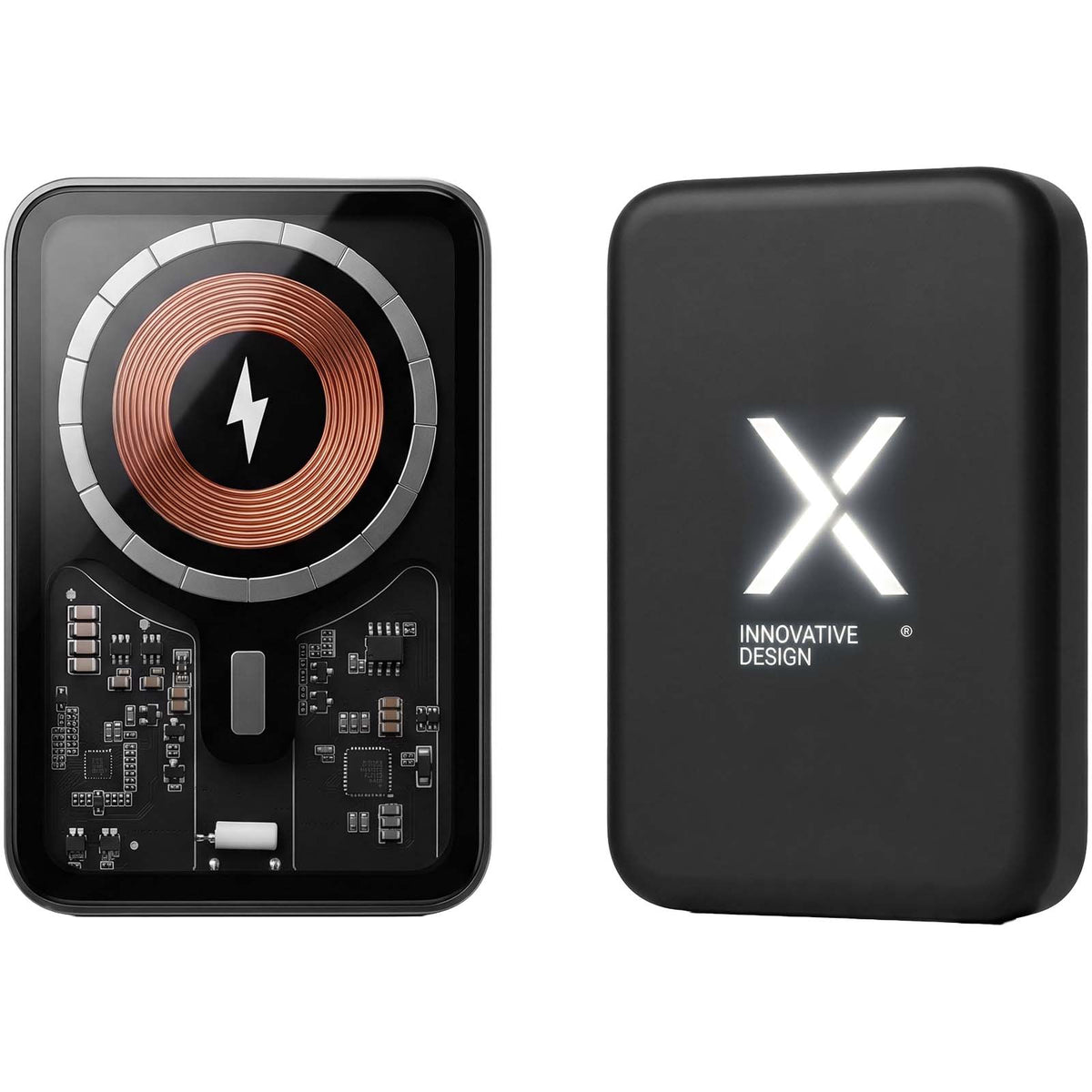 SCX.design P41 MagLED 5000 mAh Magnet Powerbank – Schwarz