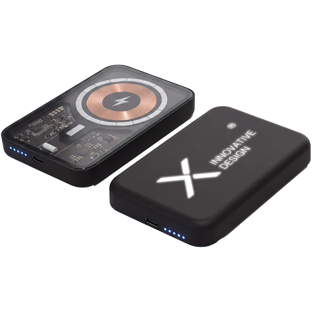 SCX.design P41 MagLED 5000 mAh Magnet Powerbank – Schwarz
