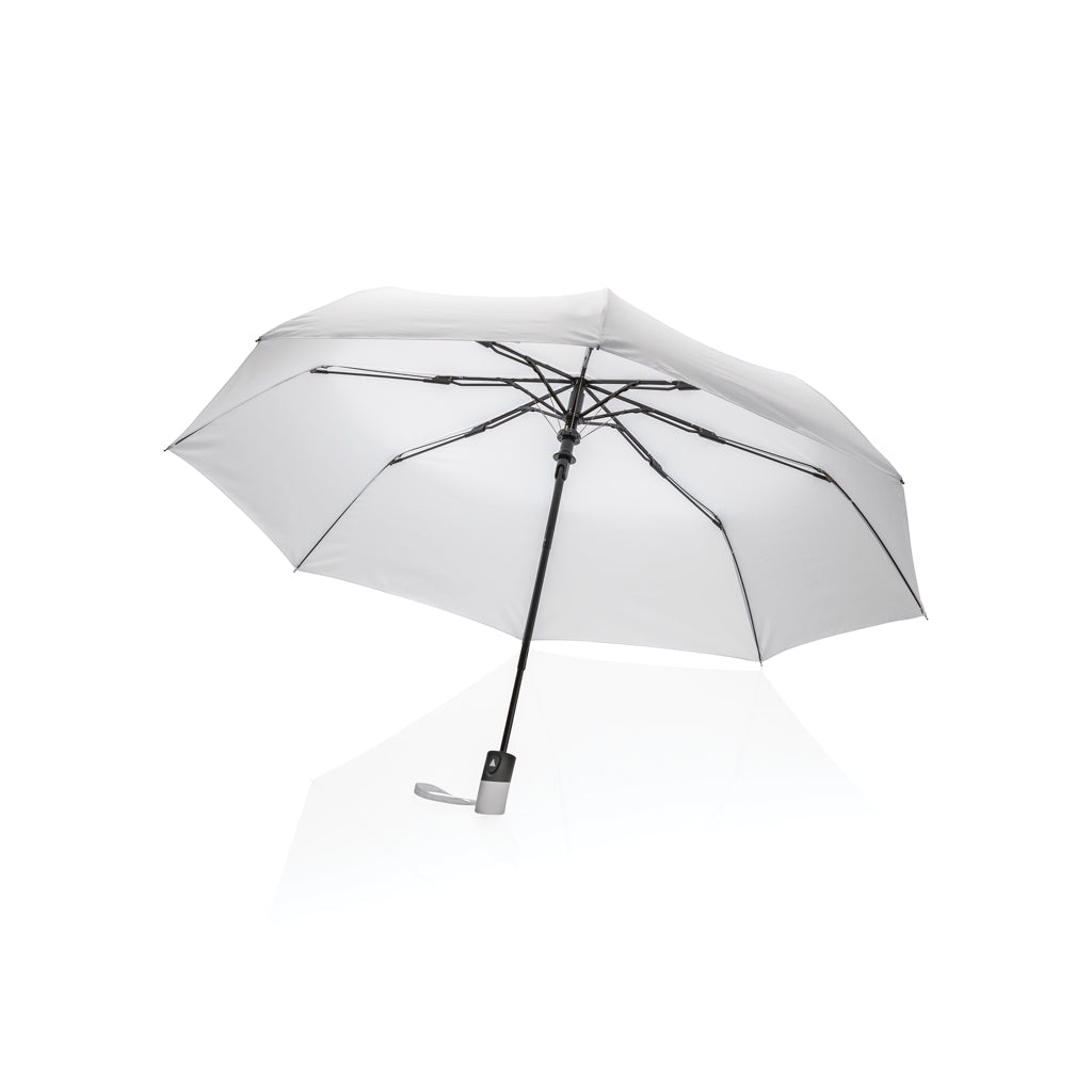 21" Impact AWARE™ RPET 190T Mini-Schirm automatic open – weiß