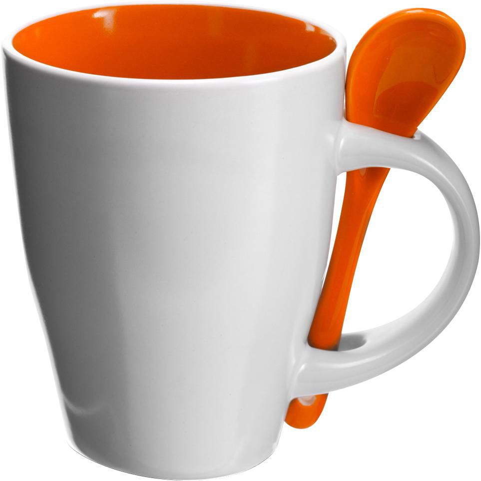 Tasse Eduardo, 300 ml, Mit Löffel
