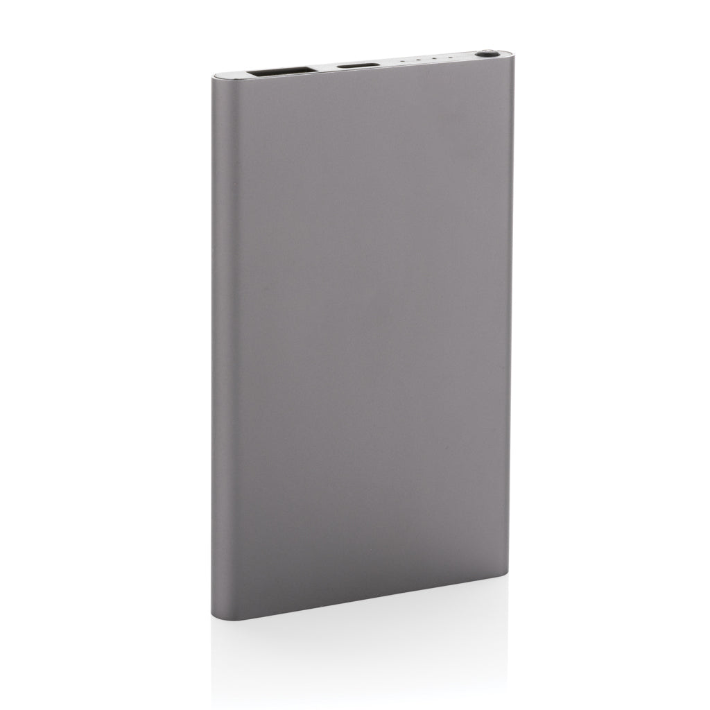 4.000mAh Type-C Powerbank aus RCS recyeltem ABS & Aluminium – anthrazit