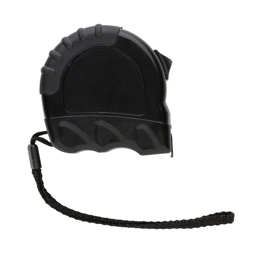 5m/19mm Maßband aus RCS recyceltem Kunststoff – schwarz
