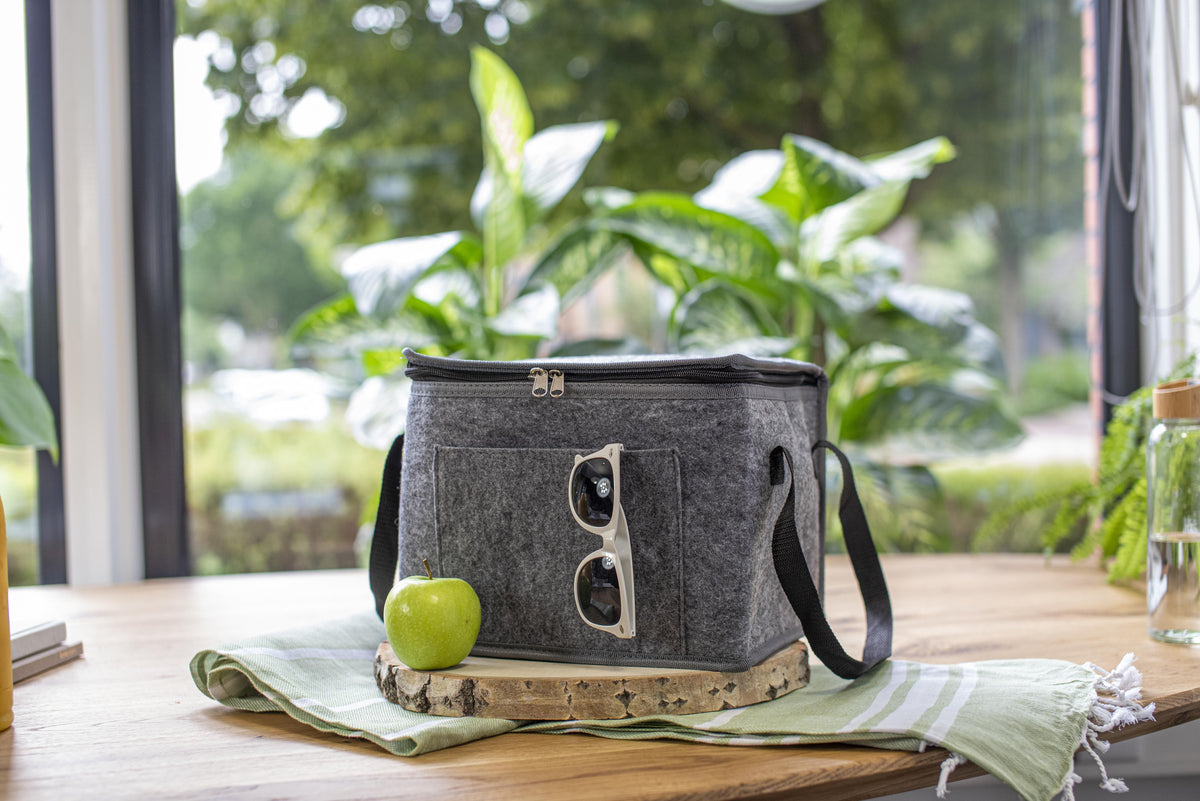 Kühltasche Mason, Filz, Aluminiumfolien Innenfutter