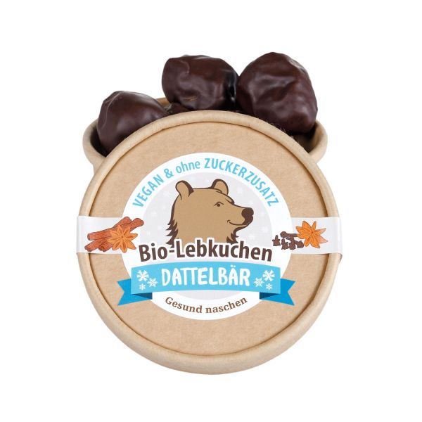 Leckere Datteln ummantelt von einer Schoko-Lebkuchenmischung knackig und unglaublich lecker