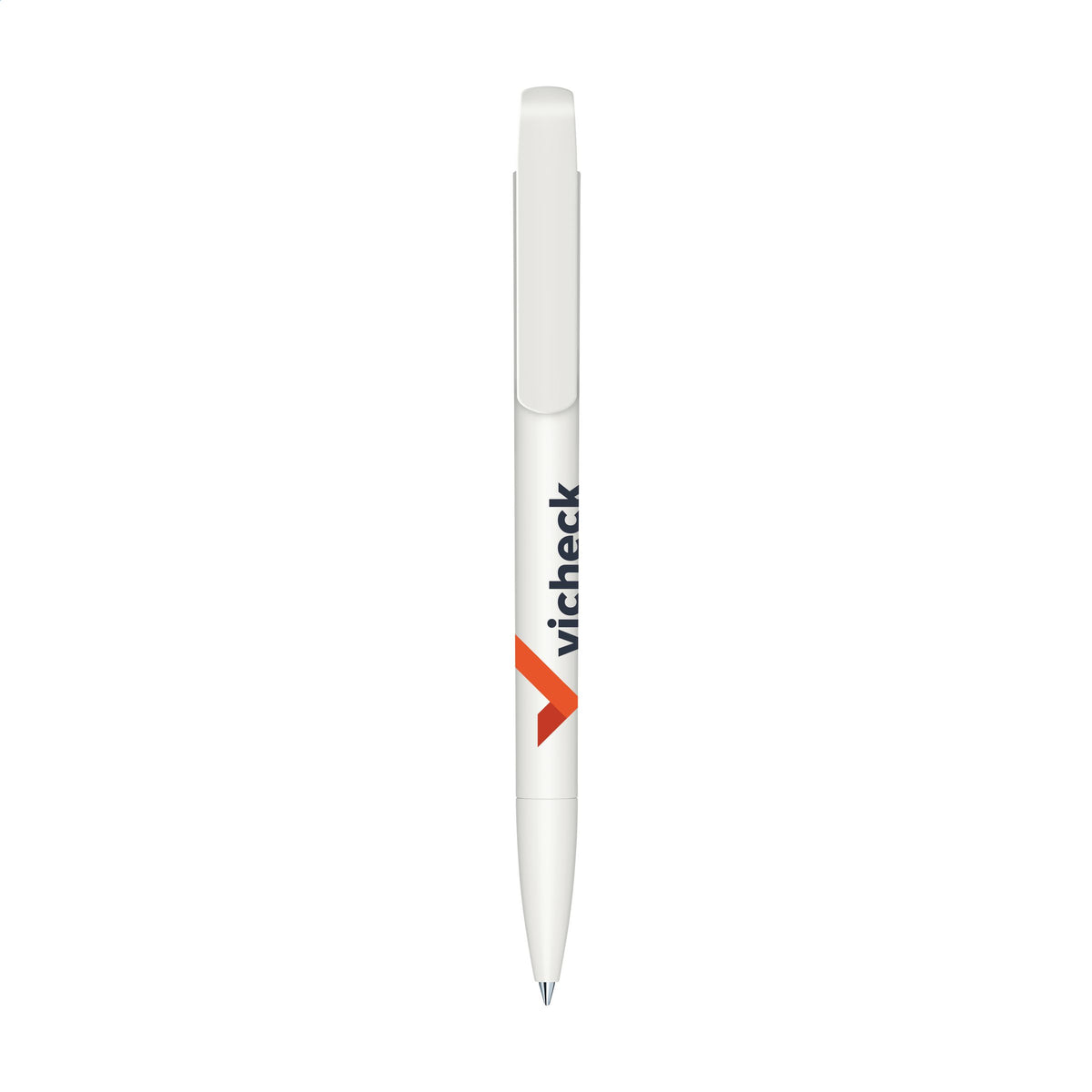 Recycelter Kugelschreiber Matt in weiß