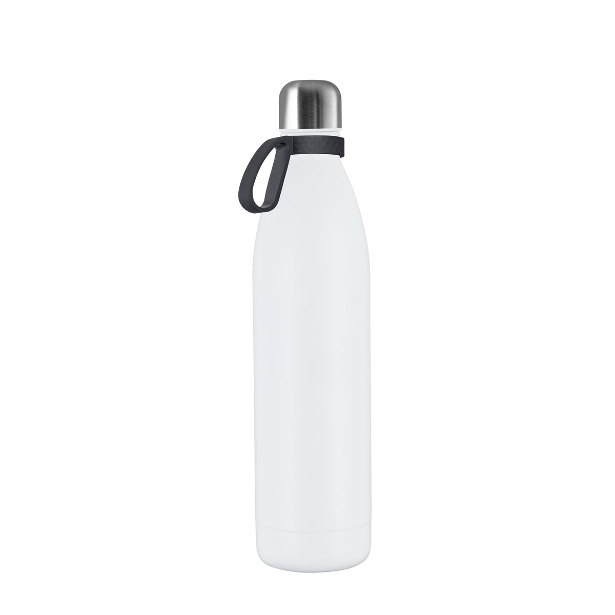 Flasche: weiß, Ring: dunkelgrau