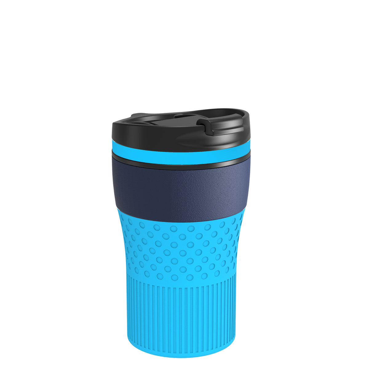 Becher: MNBE, Ring: cyan, Hülle: cyan