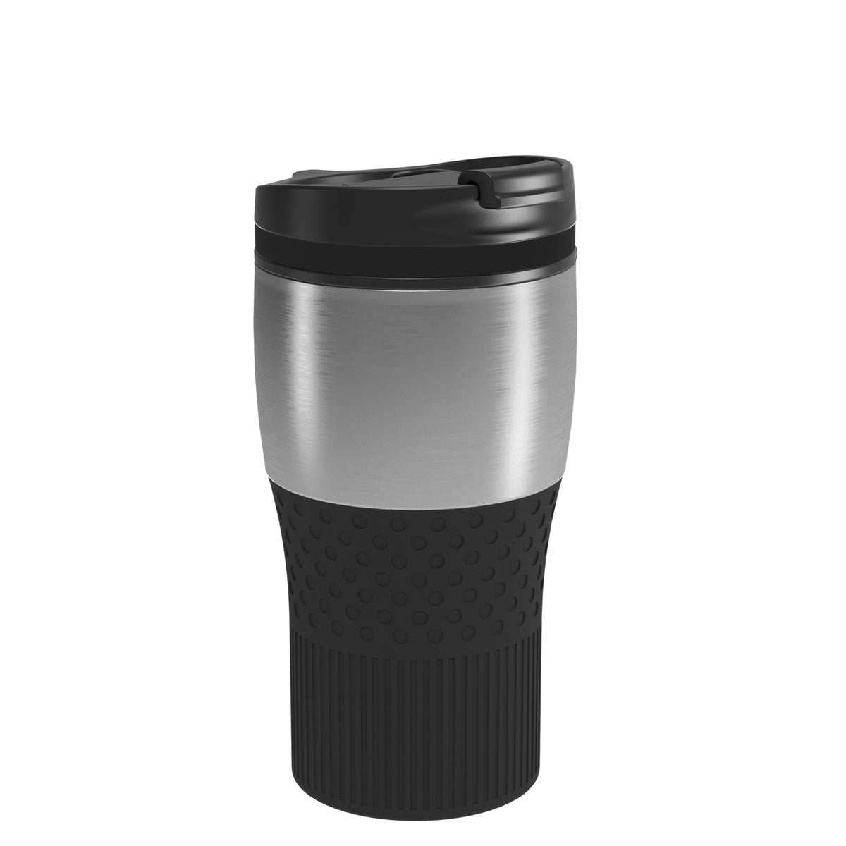 Becher: silber, Ring: schwarz, Hülle: schwarz