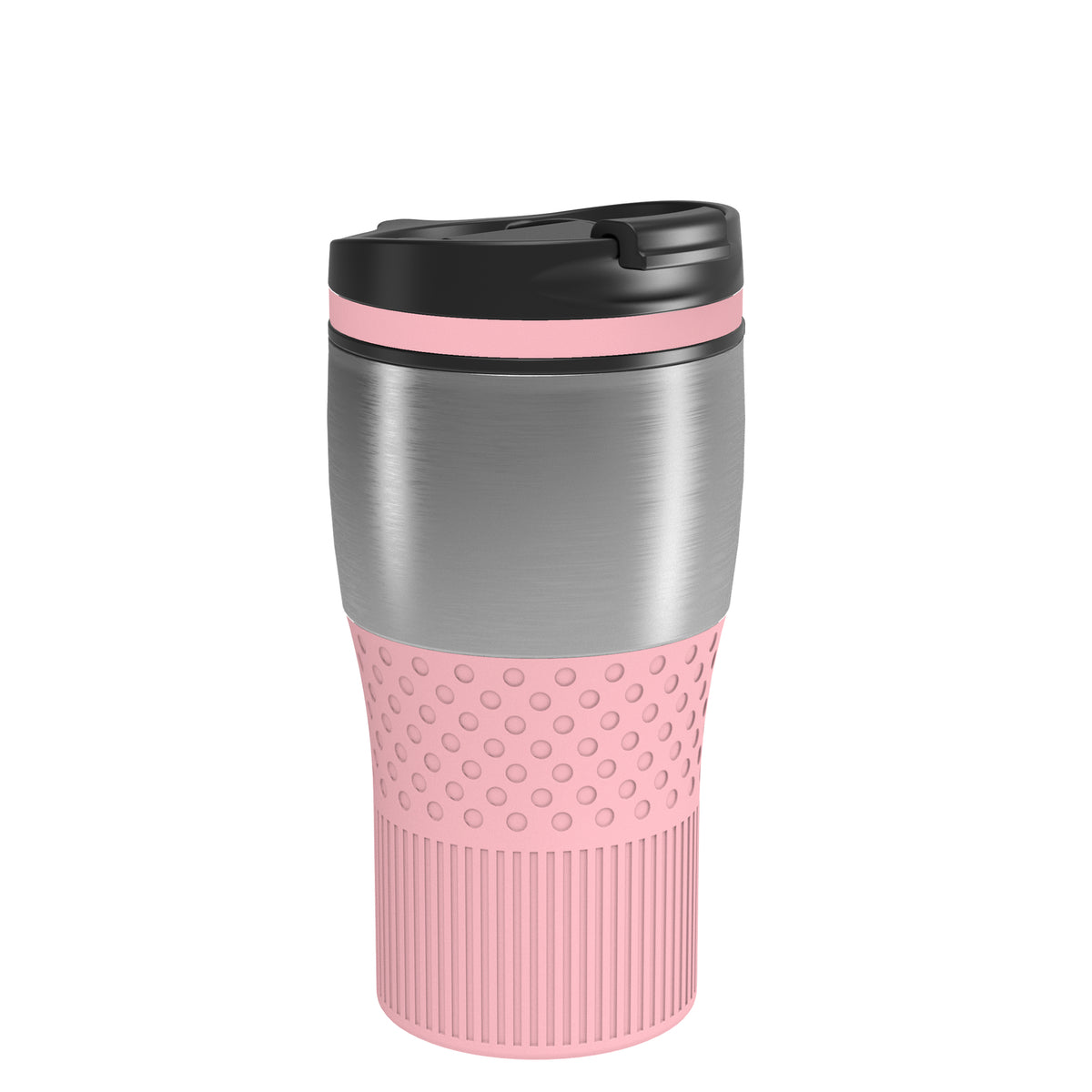 Becher: silber, Ring: hellmagenta, Hülle: hellmagenta