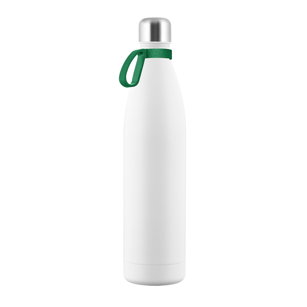 Flasche: weiß, Ring: grün