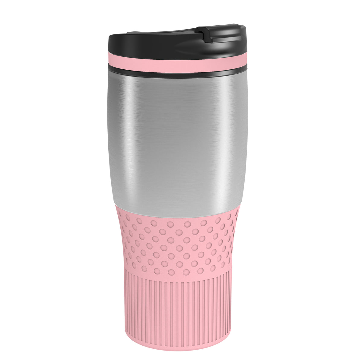 Becher: silber, Ring: hellmagenta, Hülle: hellmagenta
