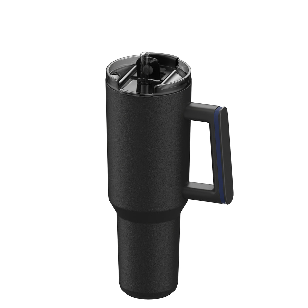 Becher: schwarz, Ring: dunkelblau