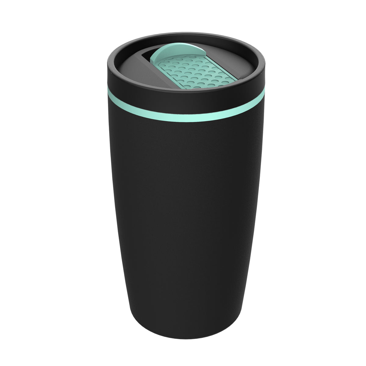 Becher: schwarz, Hülle: mint, Ring: mint