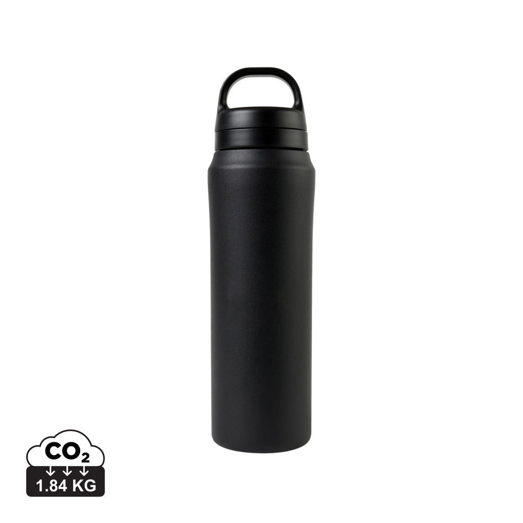 Aviana™ Rowan RCS recycelte Wasserflasche 470ml – schwarz