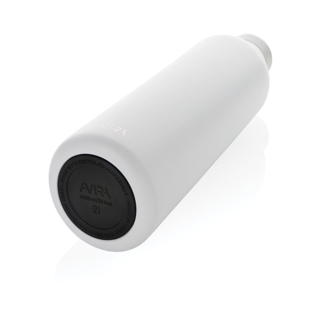 Avira Avior RCS recycelte Stainless-Steel Flasche 1L – weiß