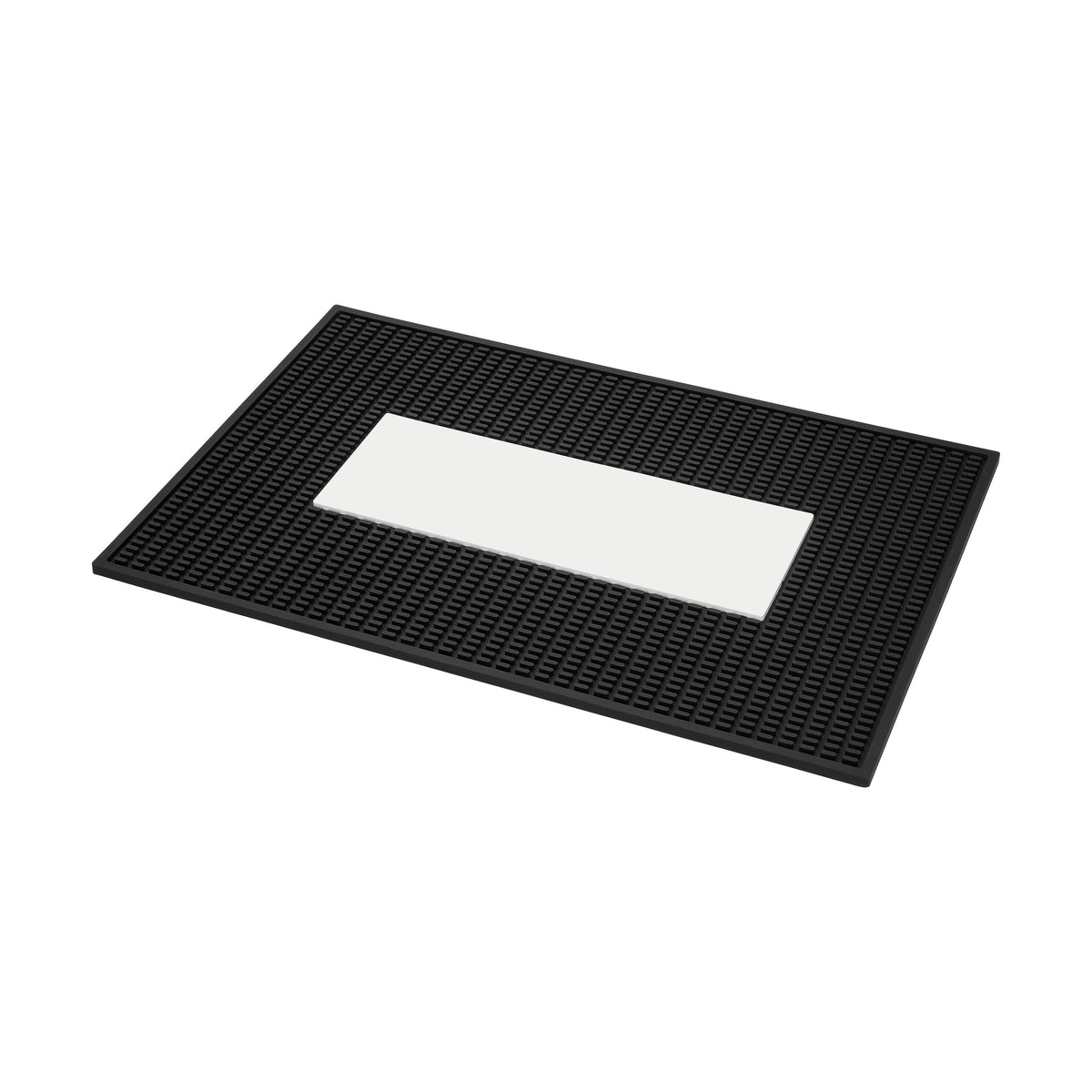 Barmatte „Classic“, groß – Schwarz / Weiß
