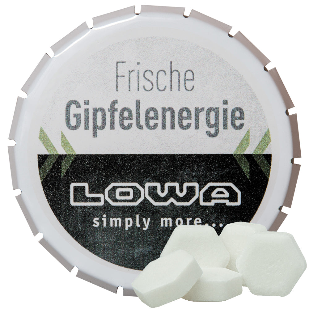 Bio Drops in der weißen Klappdose – Bio Traubenzucker Orange Drops, ca. 20 g