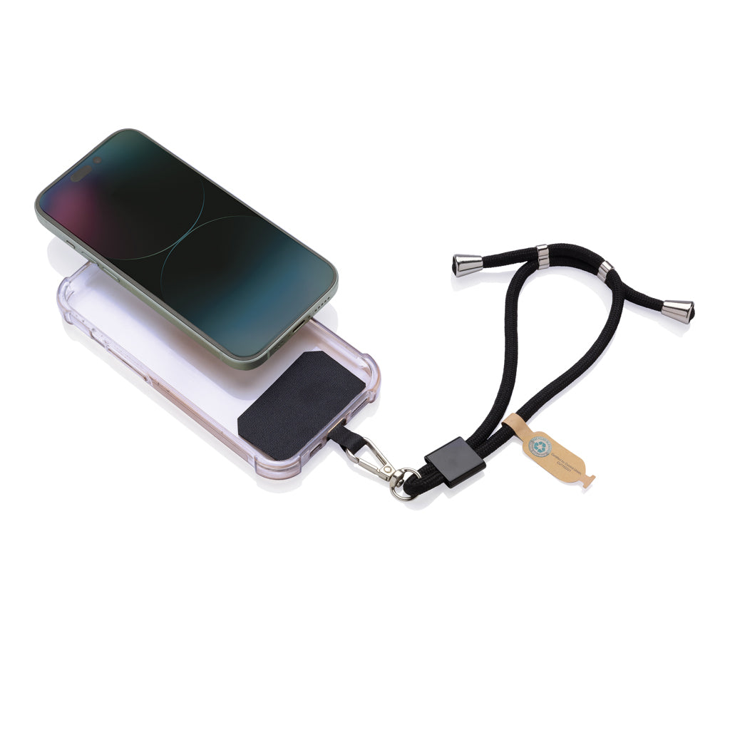 CarryLoop verstellbares Handy-Handgelenksband aus RCS rPET