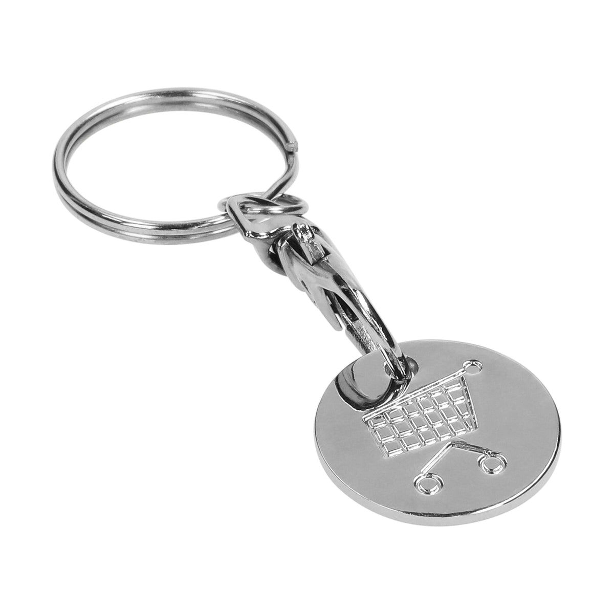 Chip-Schlüsselanhänger „Elegance“ – Silber