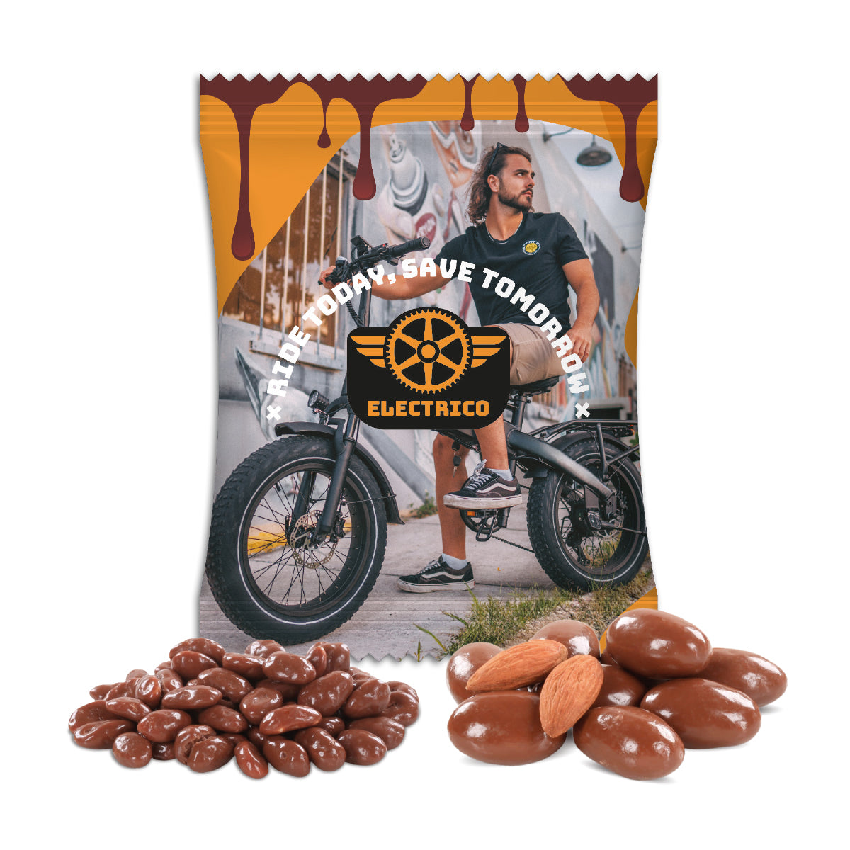 ChoViva Rosinen und Mandeln im bedruckten Werbetütchen