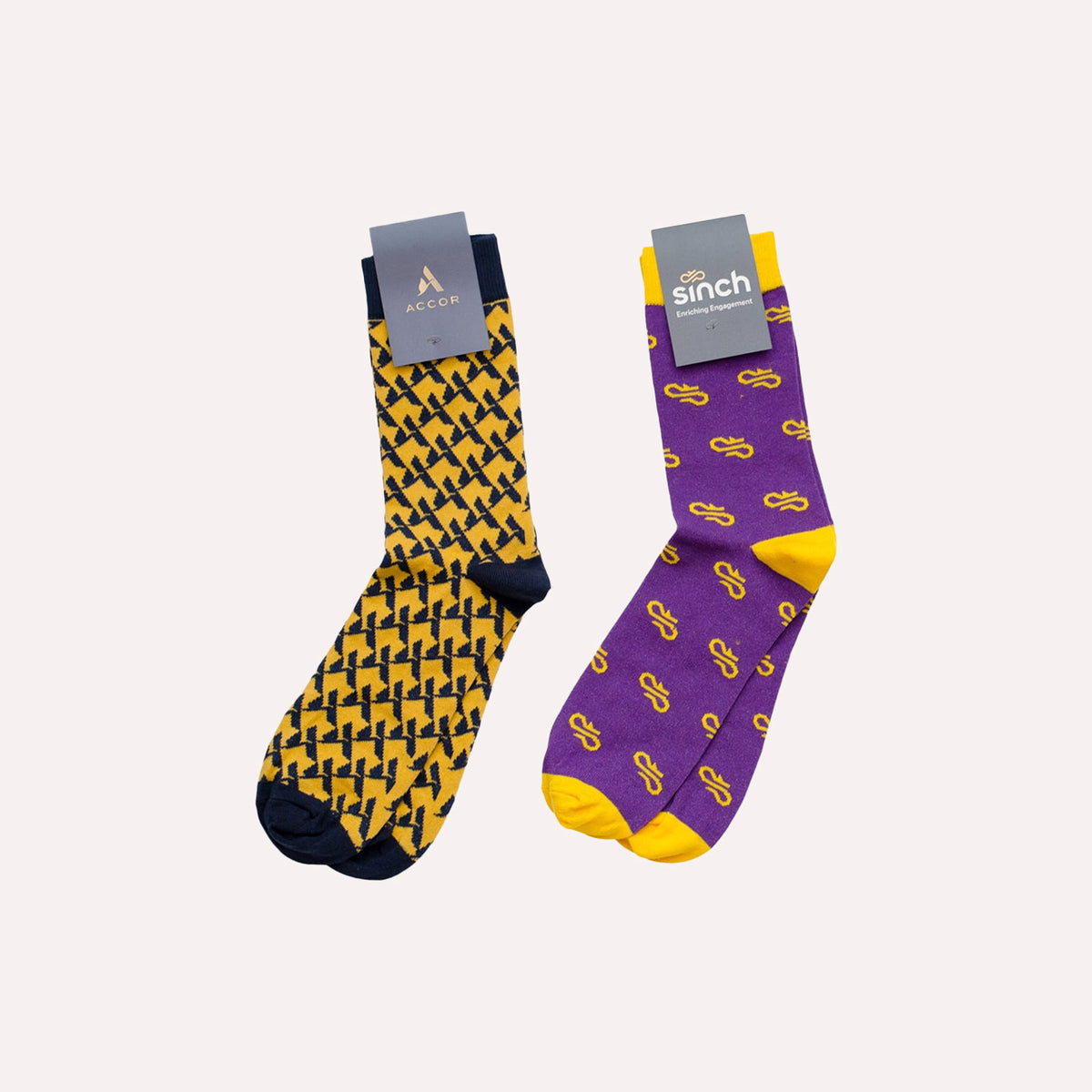 Ökotex Crew Logo Socke vollständig im eigenen Design und Logo