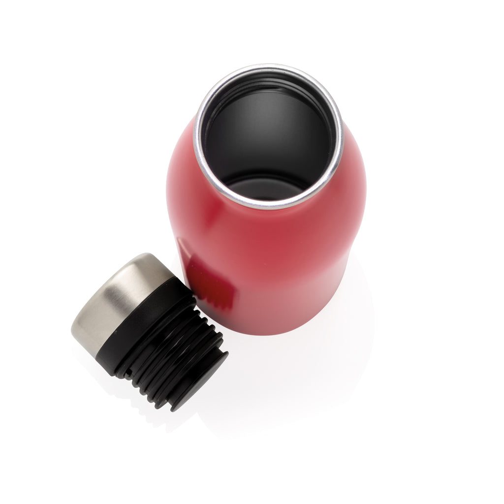 Deluxe Wasserflasche aus RCS recyceltem Stainless-Steel – rot