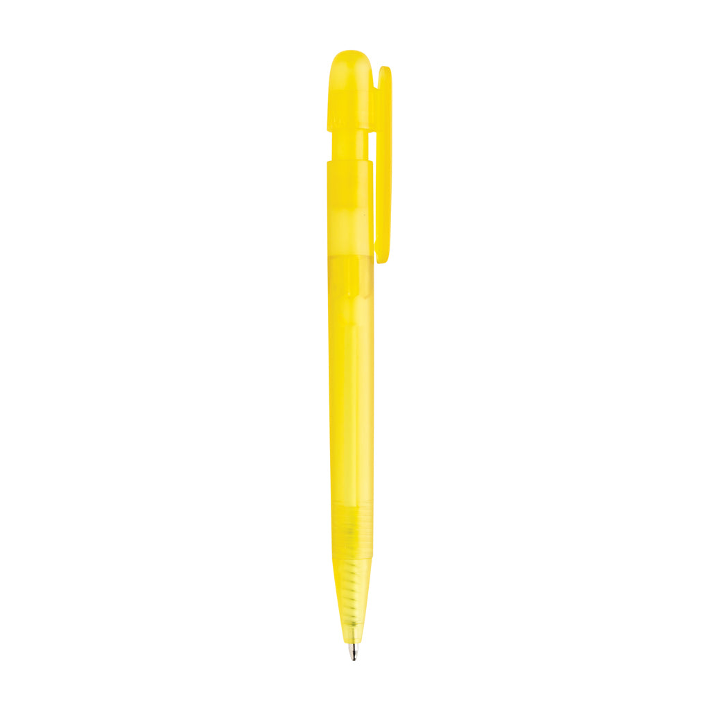 Devin transparenter Stift aus GRS zertifiziertem rABS – gelb