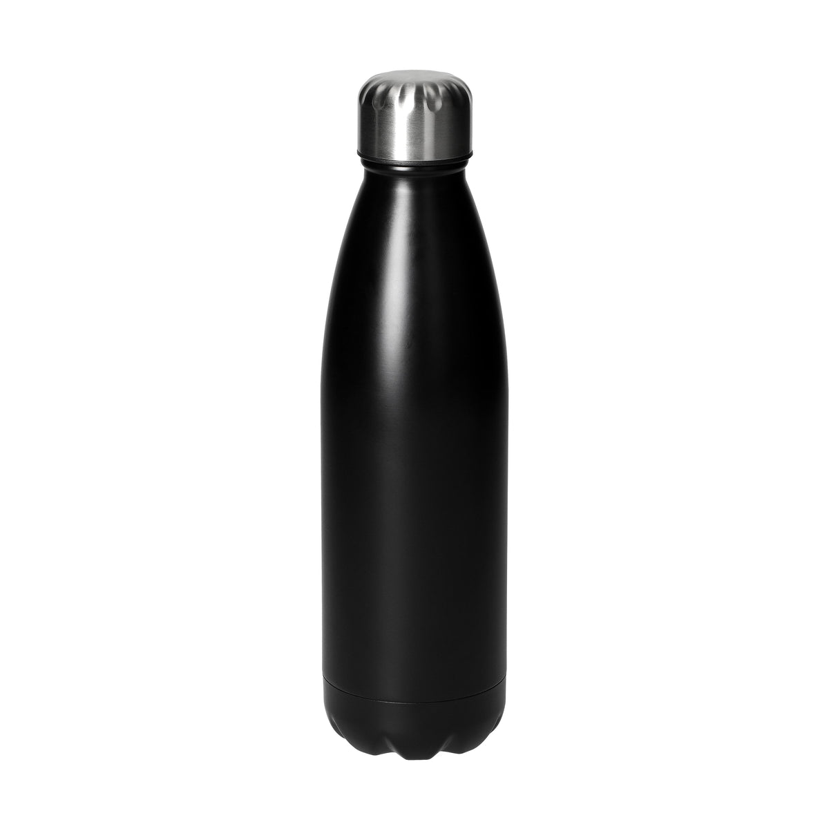Edelstahlflasche „Colare“, 0,70 l, einwandig – Schwarz