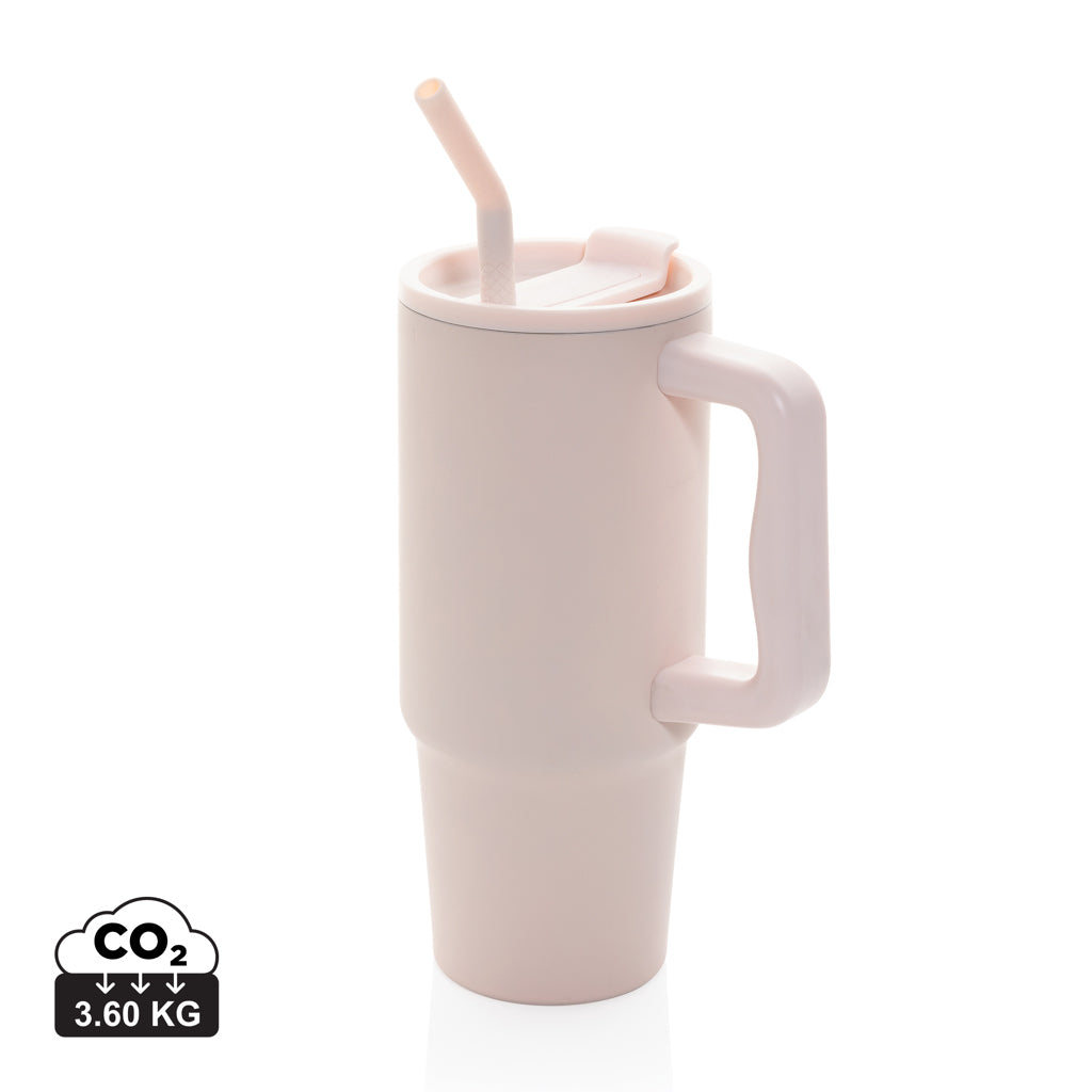 Embrace Deluxe Becher aus RCS recyceltem Edelstahl 900ml – rosa