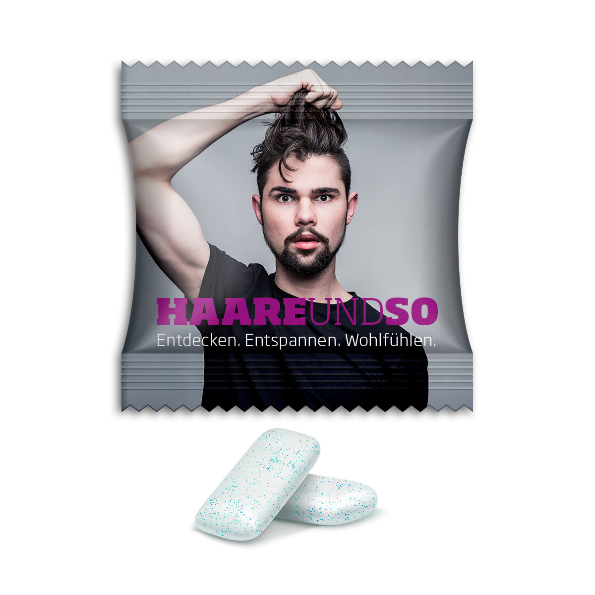 Extra Professional Strong Mint Dragees im bedruckten Werbetütchen