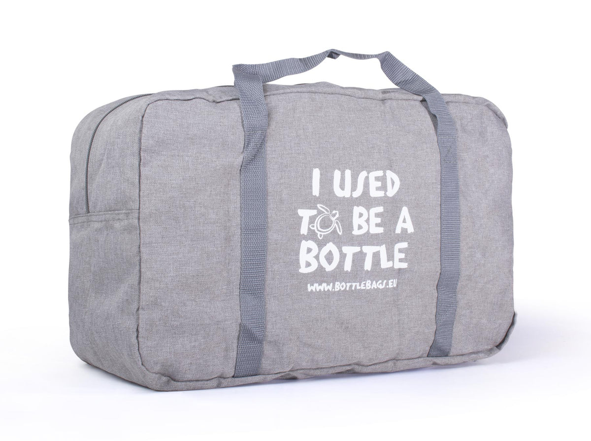 Faltbare Strandtasche mit Innentasche und Logodruck