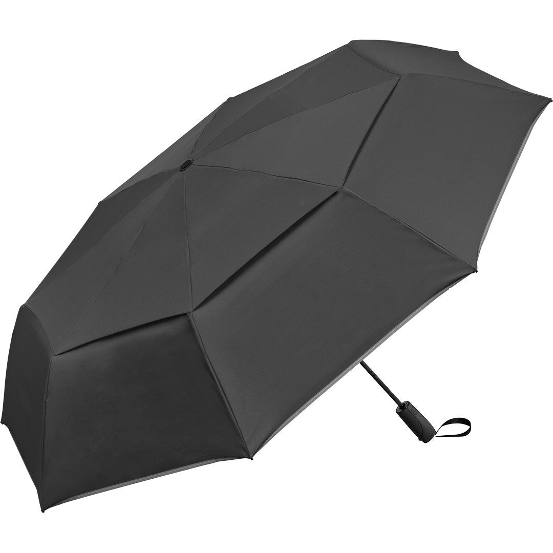 FARE Gäste Taschenschirm Jumbomagic Windfighter 2.0 – Schwarz wS