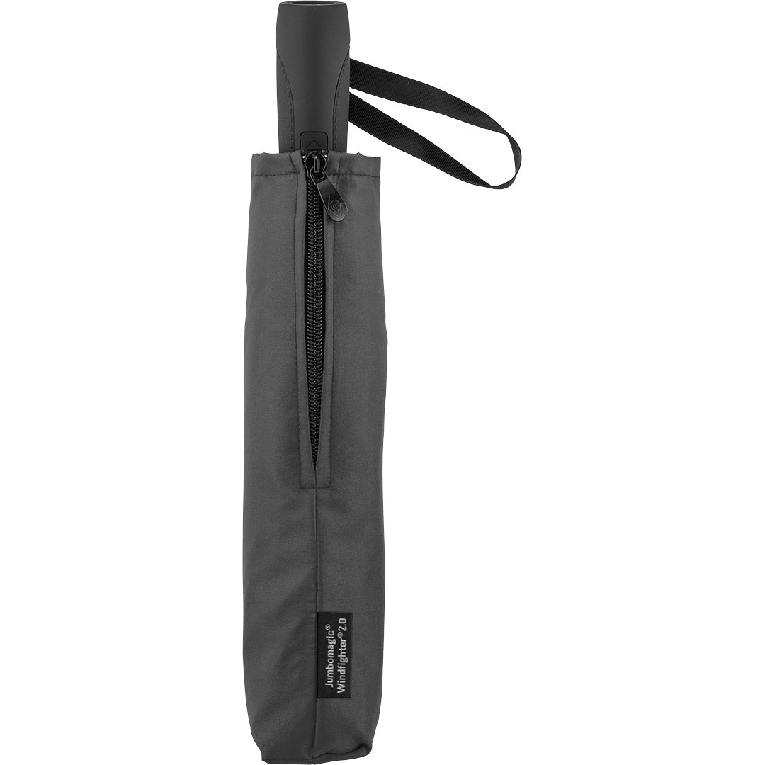 FARE Gäste Taschenschirm Jumbomagic Windfighter 2.0 – Schwarz wS