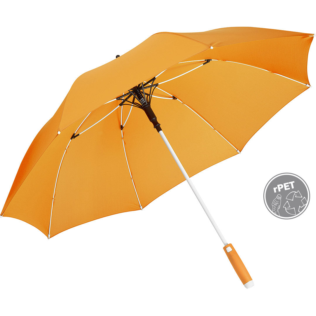 FARE Midsize Stockschirm Whiteline mit Automatik – Orange