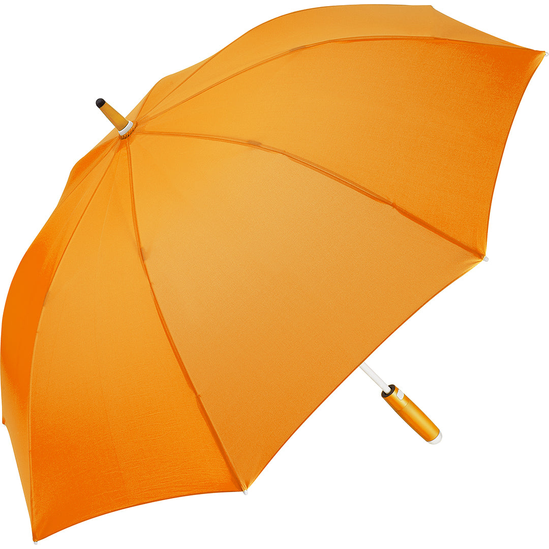FARE Midsize Stockschirm Whiteline mit Automatik – Orange