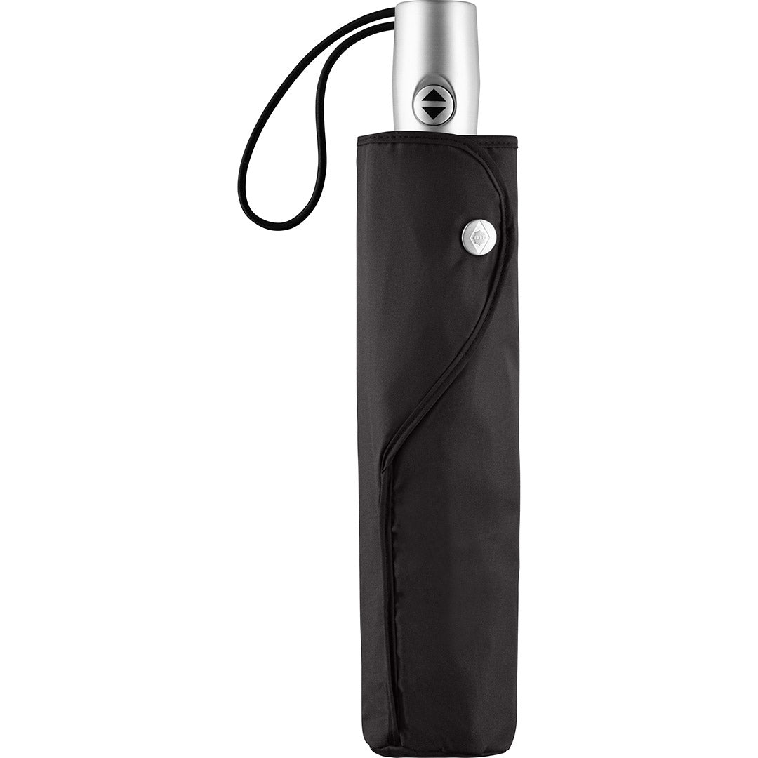 FARE Oversize Taschenschirm AOC mit Reflexpaspel – Schwarz