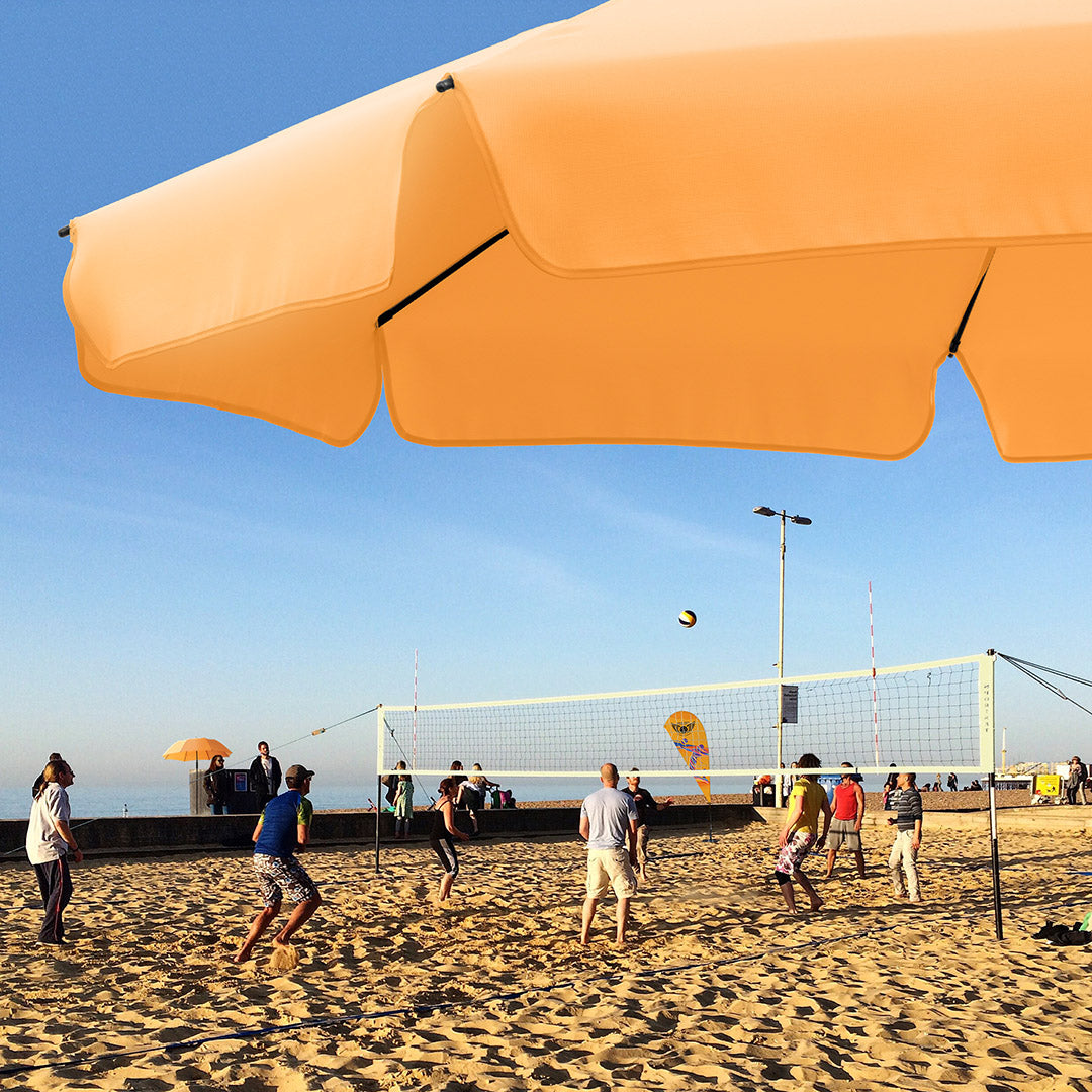 FARE Sonnenschirm M mit Volant – Aprikose