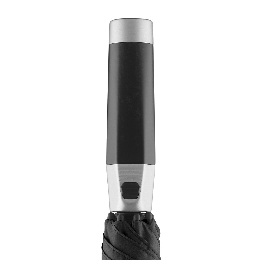 FARE Sound Midsize Stockschirm mit Audio Logo – Schwarz