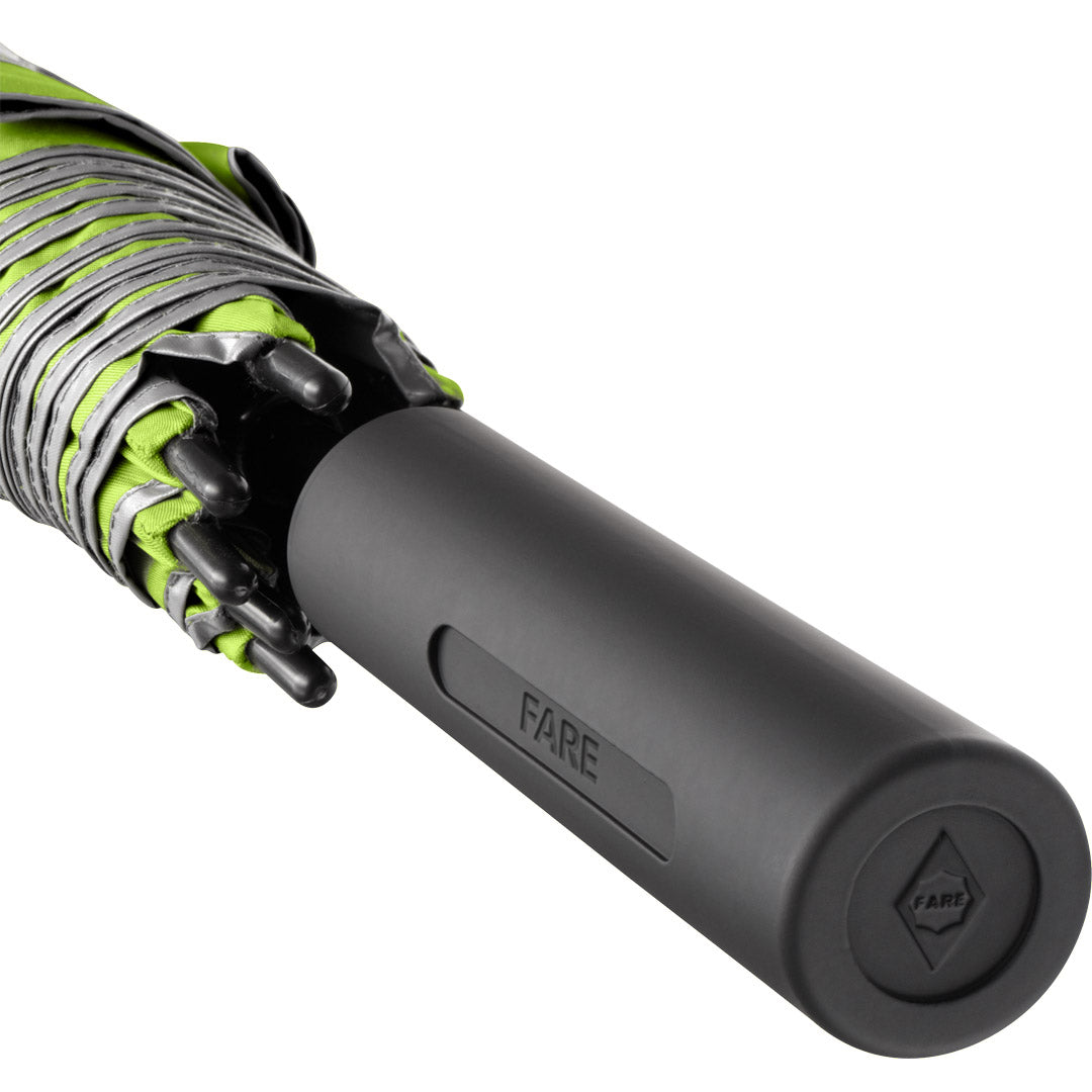 FARE Stockschirm Doubleface mit Automatik – Limette/grau