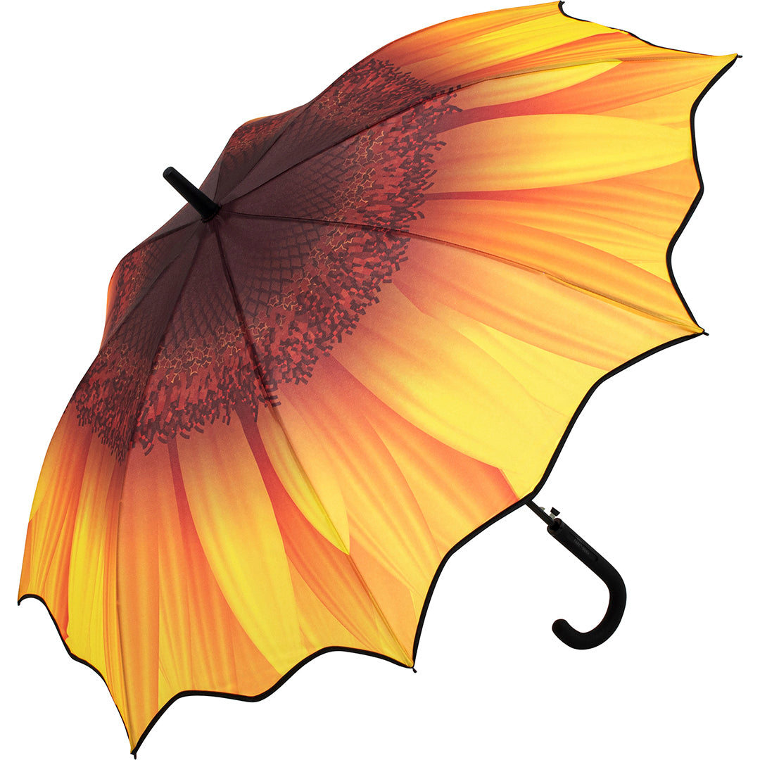 FARE Stockschirm Motiv mit Sonnenblume oder Blättern – Sonnenblumen / Design