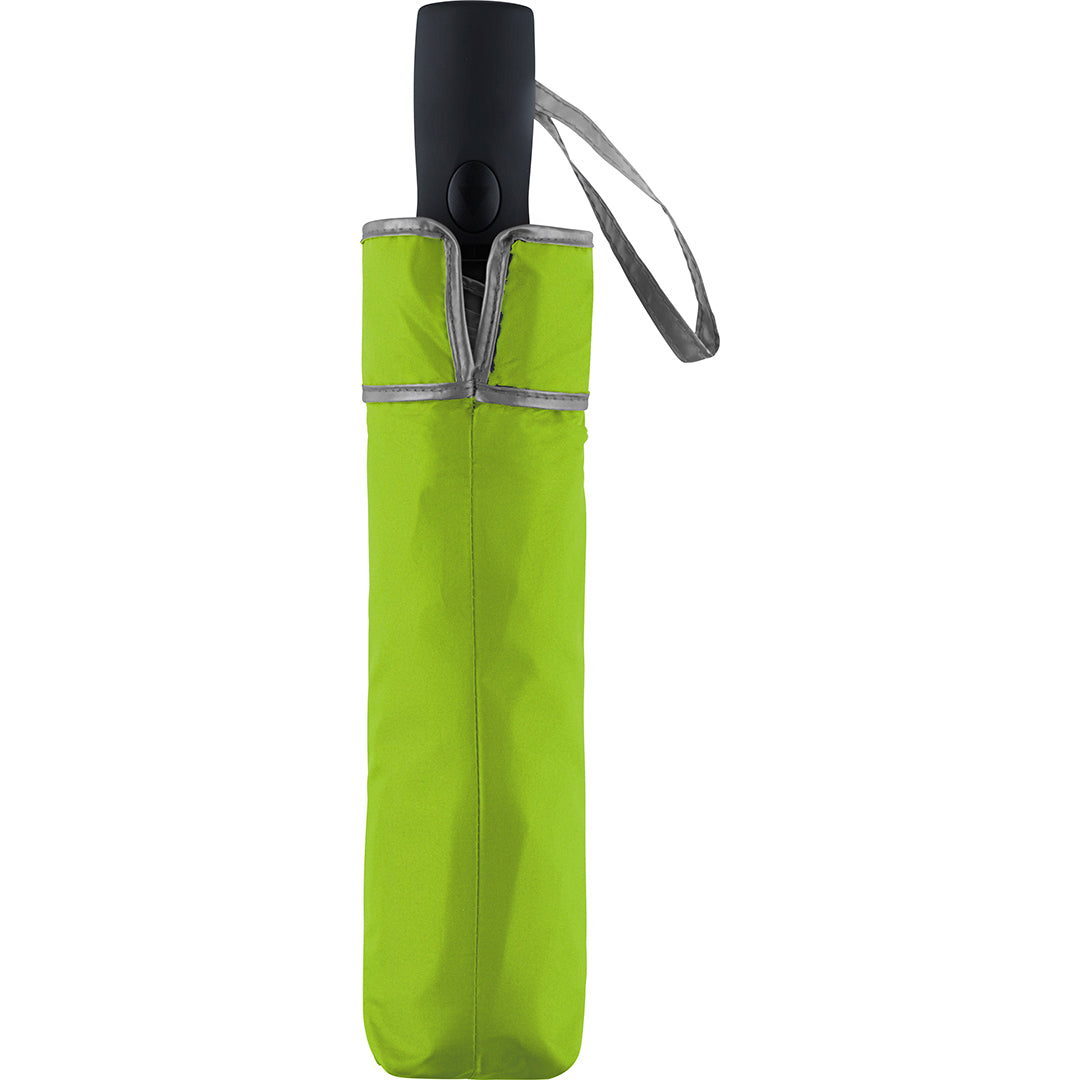 FARE Taschenschirm Doubleface zweifarbig – Limette/grau