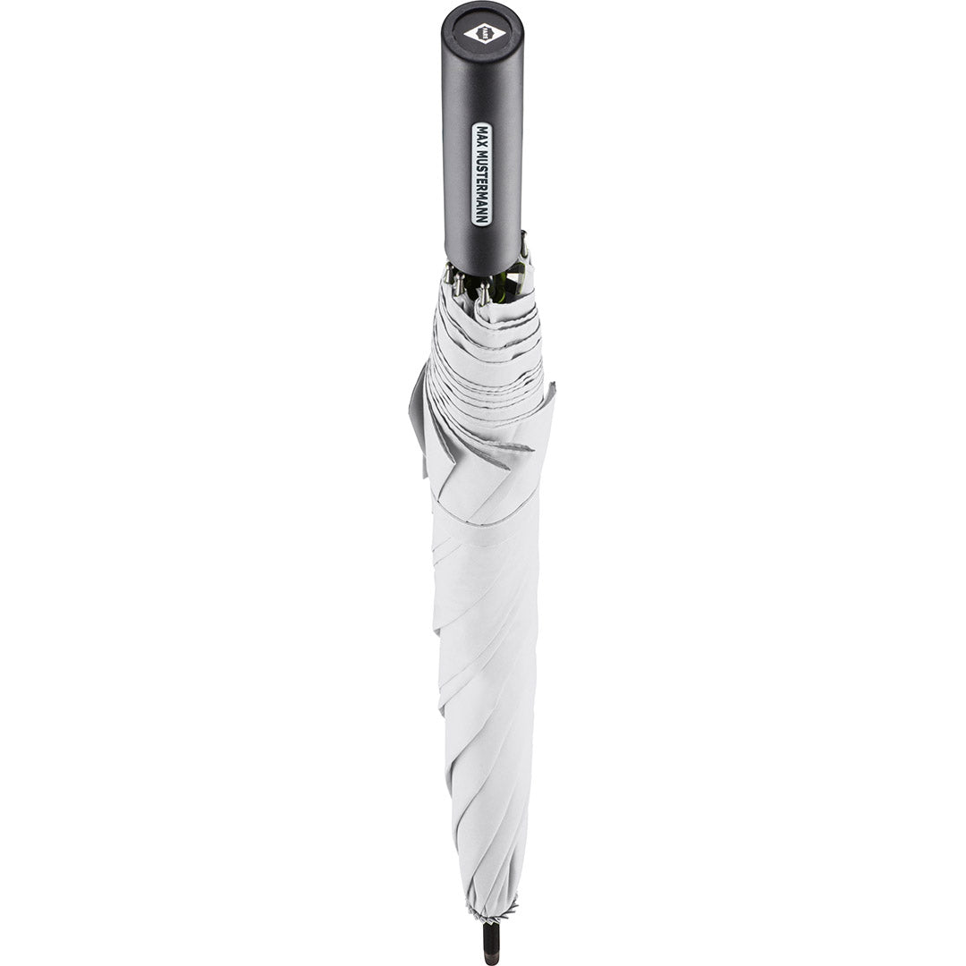 FARE Windproof PLUS Stockschirm mit geradem Griff – Weiß